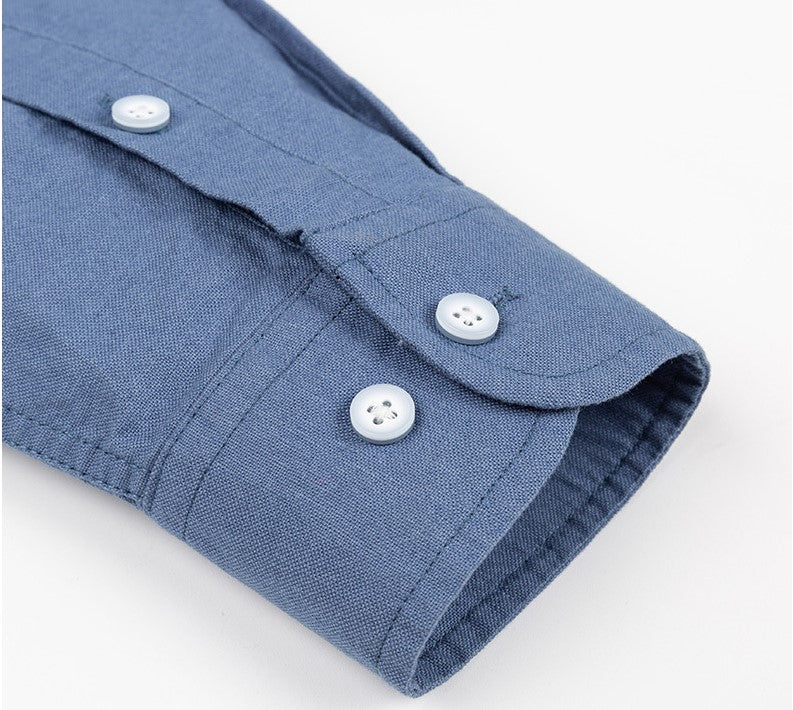 Camisa Oxford Casual 100% Algodão