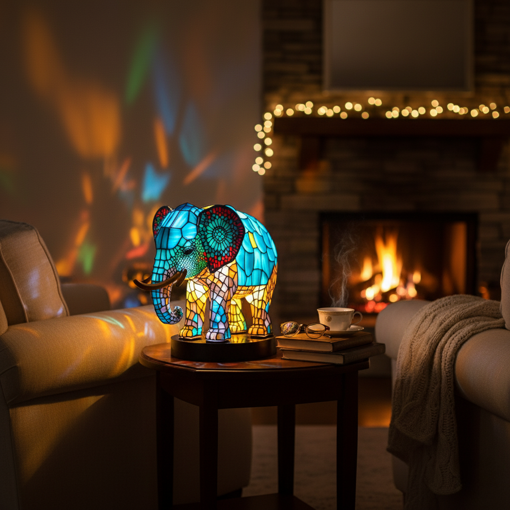 Noa – Luminária Elefante Deslumbrante