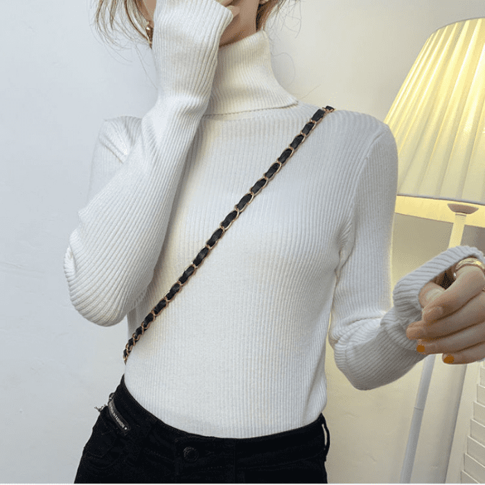 Suéter Tricô feminino Branco