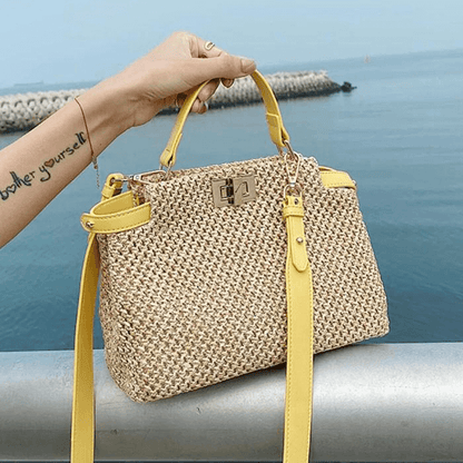 Bolsa Imitação Palha