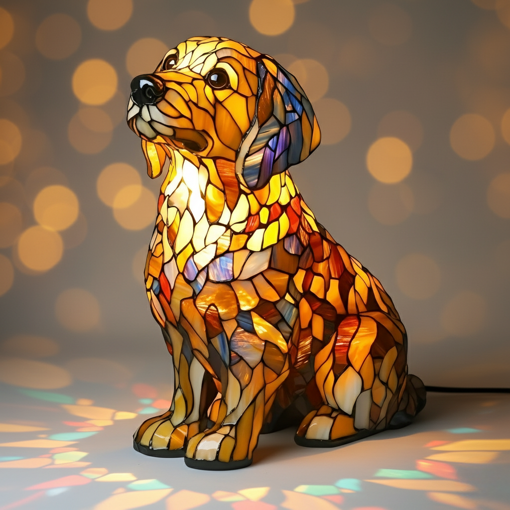 Lily, uma Escultura Espiritual de Golden Retriever