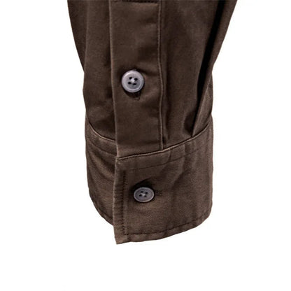 Camisa Masculina Harrington em Algodão