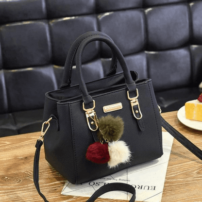 Bolsa de Couro Preta