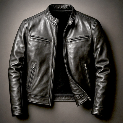 Jaqueta Masculina Premium em Couro