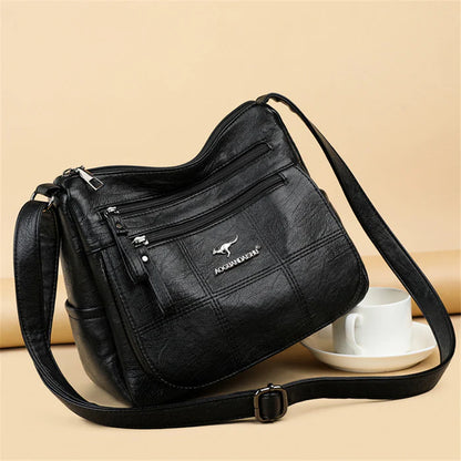 Bolsa de Couro Preta