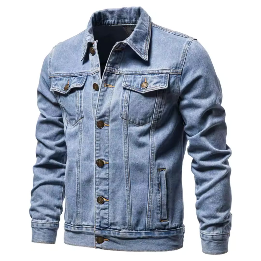 Jaqueta Masculina Jeans Vintage