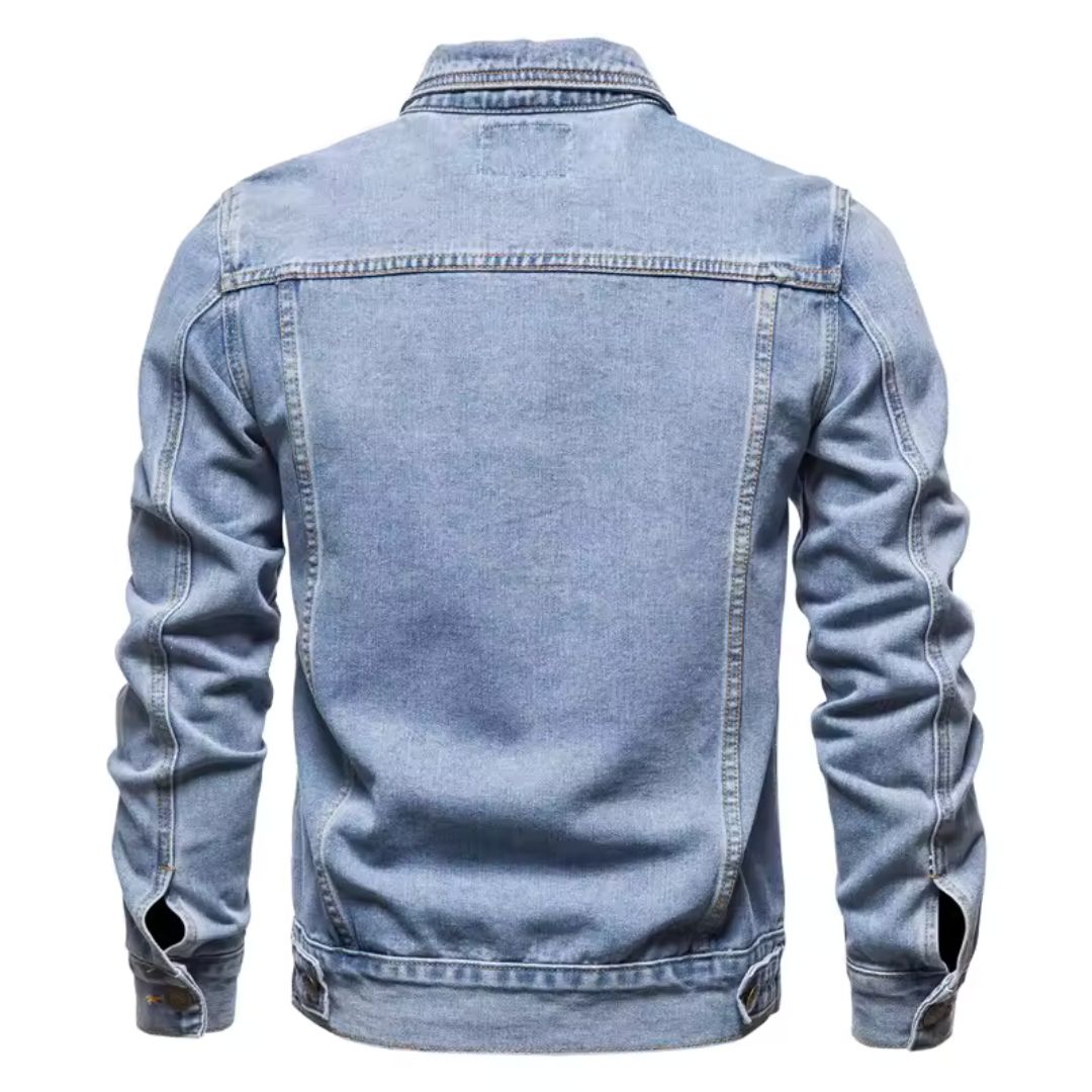 Jaqueta Masculina Jeans Vintage
