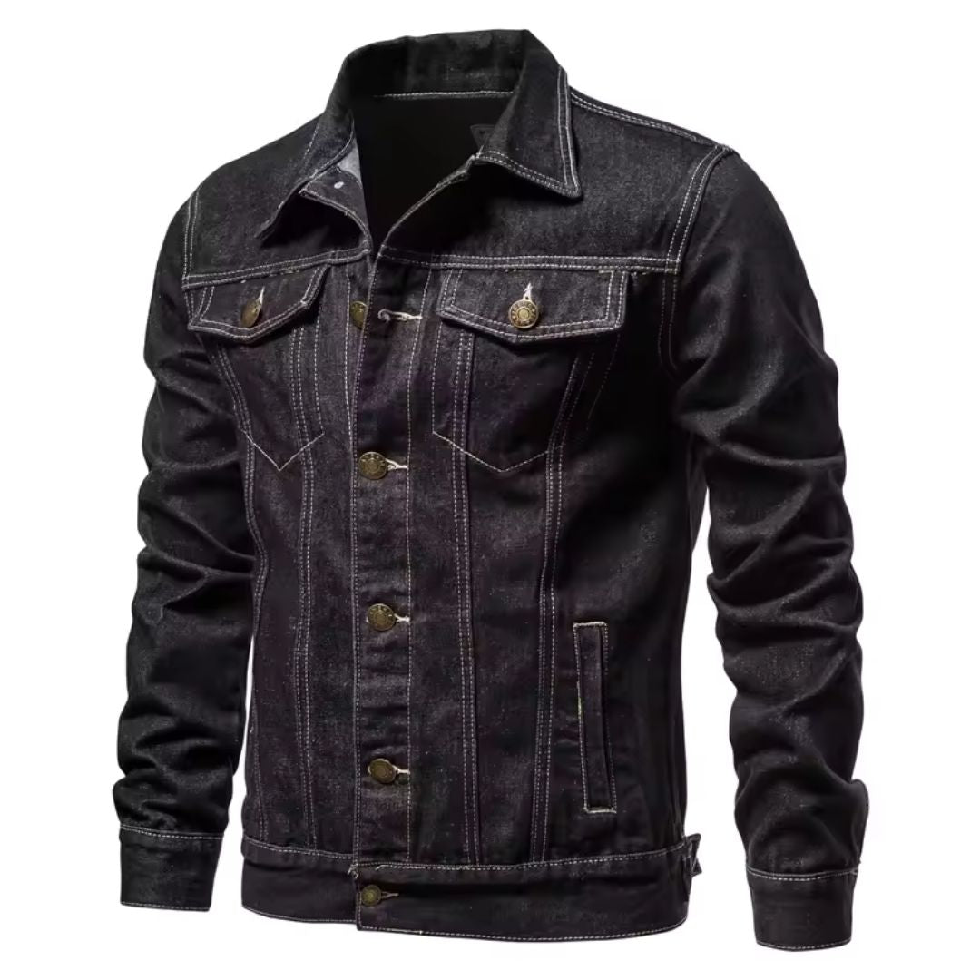 Jaqueta Masculina Jeans Vintage