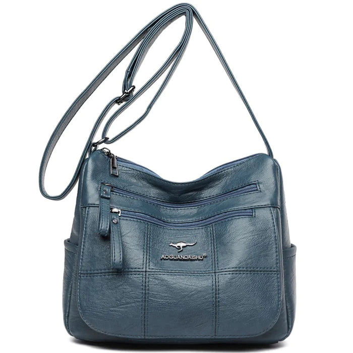Bolsa de Couro Azul