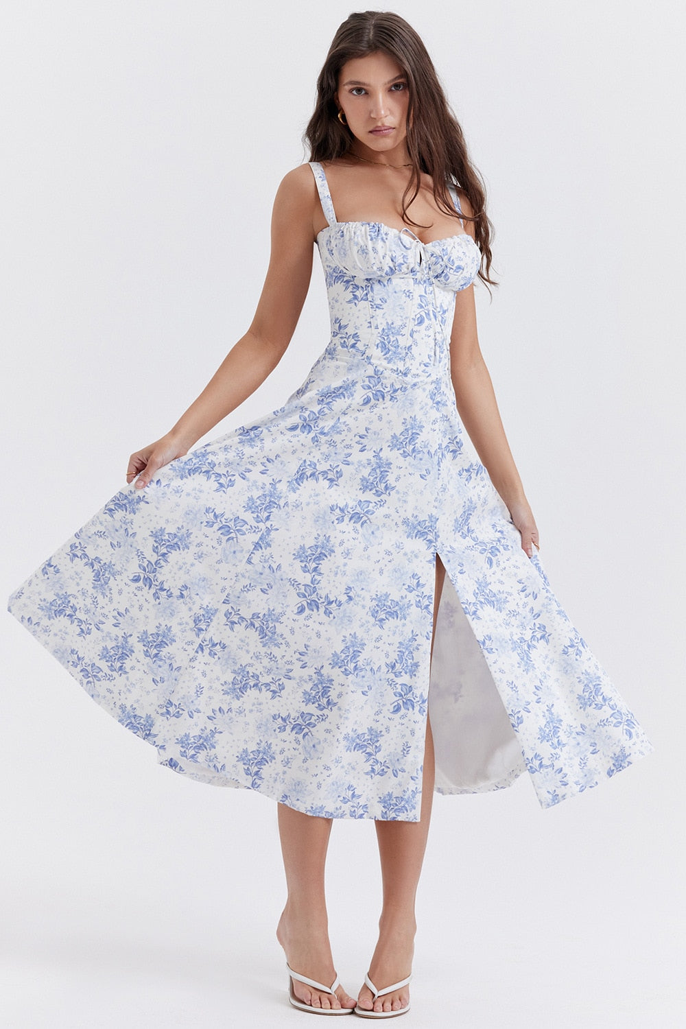 Vestido Feminino Longo Florido