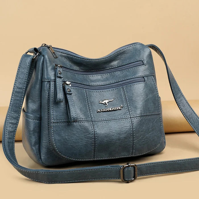 Bolsa de Couro Azul