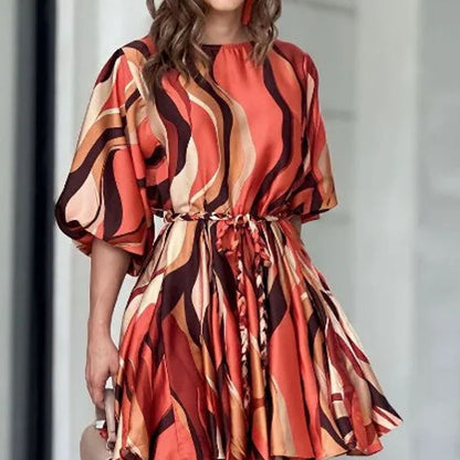 Vestido Curto Estampado