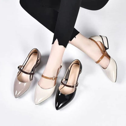Salto Scarpin Feminino em Couro Italiano
